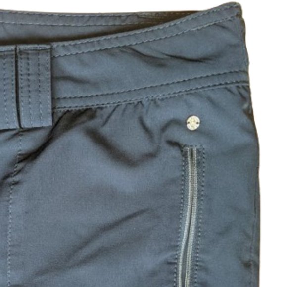 PLUS SIZE Dark Blue Bermuda Length Shorts Size 25 - Picture 2 of 5